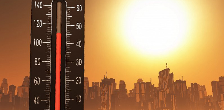 گرمی کراچی درجہ حرارت