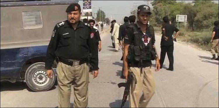 دہشت گردوں اور پولیس میں فائرنگ