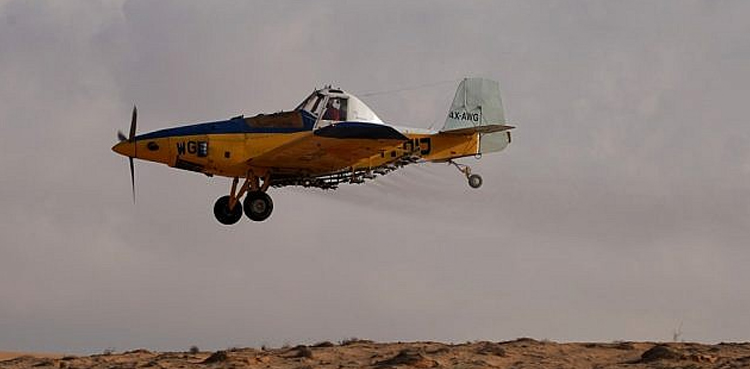 Israeli crop-dusting plane