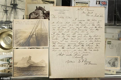 Picture taken two days before Titanic crash present for auction 