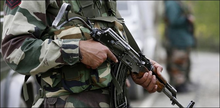 مقبوضہ کشمیر میں بھارتی فوجی کی ساتھی اہلکاروں پر فائرنگ، 2 ہلاک