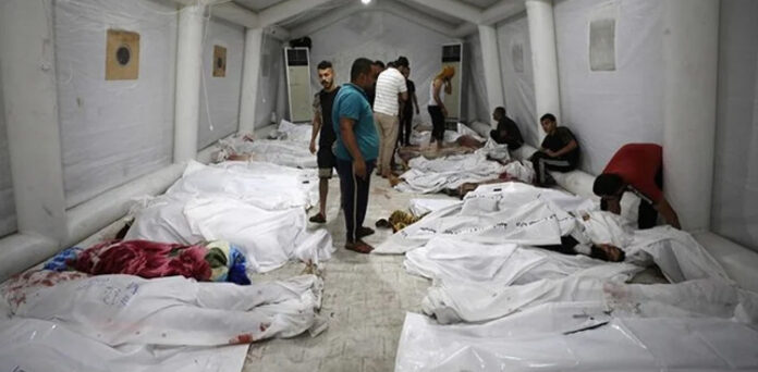 غزہ اسپتال بمباری
