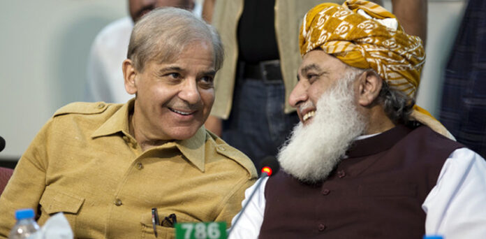 ’بحرانوں کو مل کر ہی نمٹا جا سکتا ہے‘، شہباز شریف اور فضل الرحمان میں اتفاق