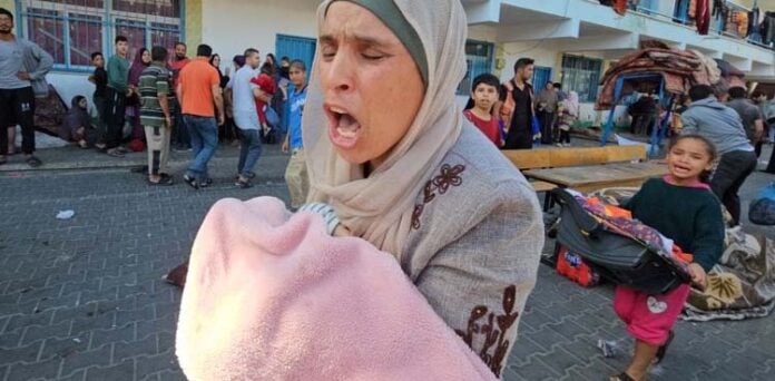 اسرائیل کا الفخورہ پناہ گزین کیمپ پر حملہ، بچوں سمیت 200 فلسطینی شہید 