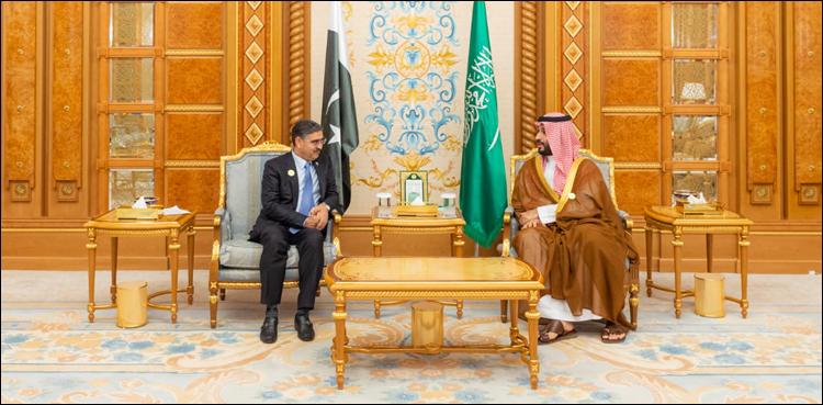 Rencontre du Premier ministre par intérim avec le prince héritier saoudien