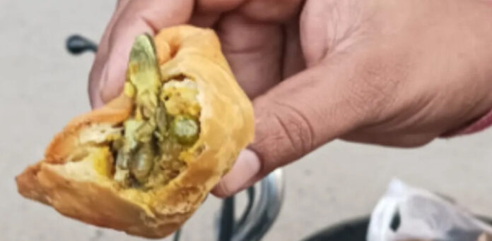باپ بیٹی سموسے کیساتھ غلطی سے چھپکلی کھا گئے