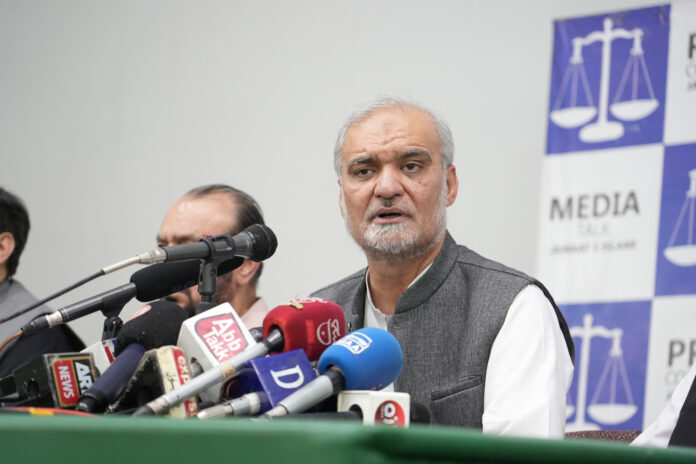 اسلام آباد میں پی ٹی آئی کا احتجاج قانونی حق ہے، حافظ نعیم الرحمان