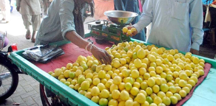 لیموں کی قیمت