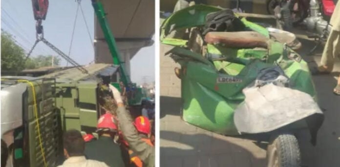 لاہور میں بھی ڈمپر موت بانٹنے لگے، 5 افراد جاں بحق