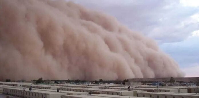 کویت، سعودی عرب اور اردن میں گردو غبار کا طوفان