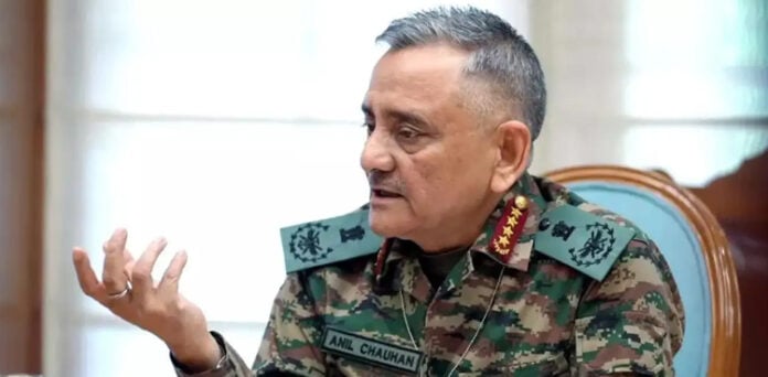 بھارتی چیف آف ڈیفنس اسٹاف جنرل انیل چوہان