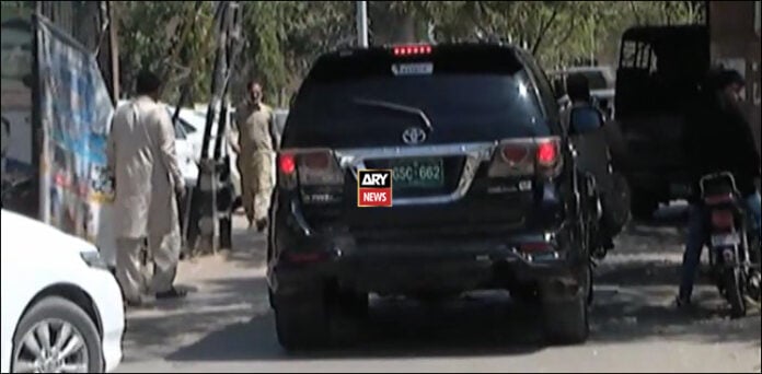کالے شیشے سندھ سرکاری گاڑیاں
