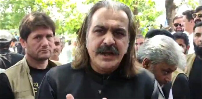 علی امین گنڈاپور پیپلز پارٹی ریڈ زون