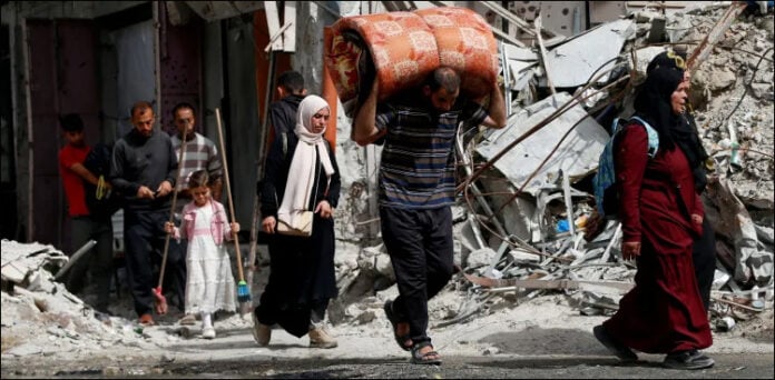 غزہ فلسطینی لیبیا منتقلی امریکا