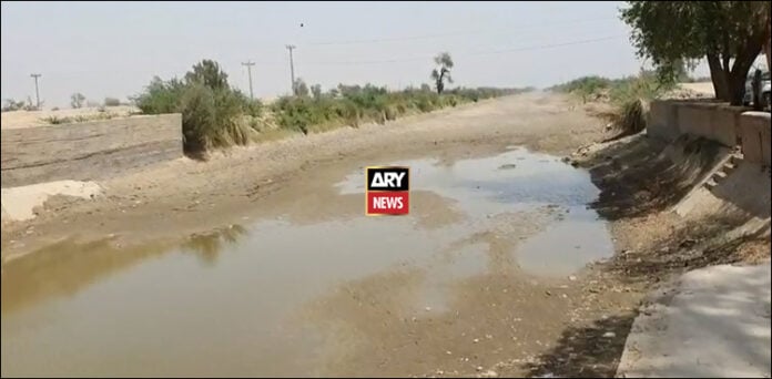 اوستہ محمد کھیر تھر کینال پانی نہر