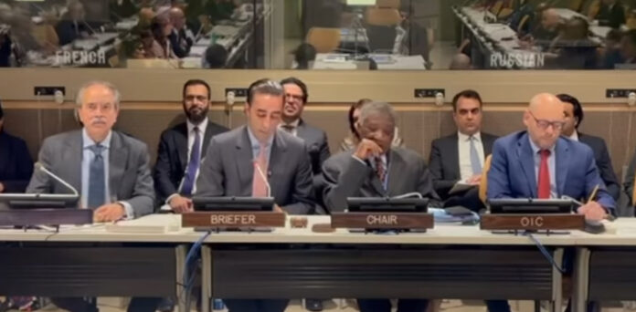 پاکستانی وفد کی اقوام متحدہ میں او آئی سی ممالک کو بھارتی جارحیت پر بریفنگ