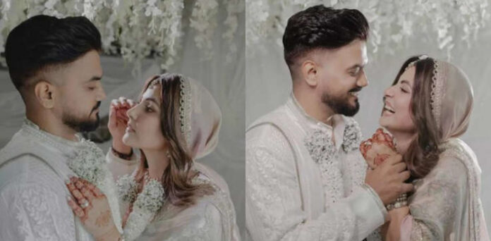 کینسر کی شکار اداکارہ حنا خان شادی کے بندھن میں بندھ گئیں