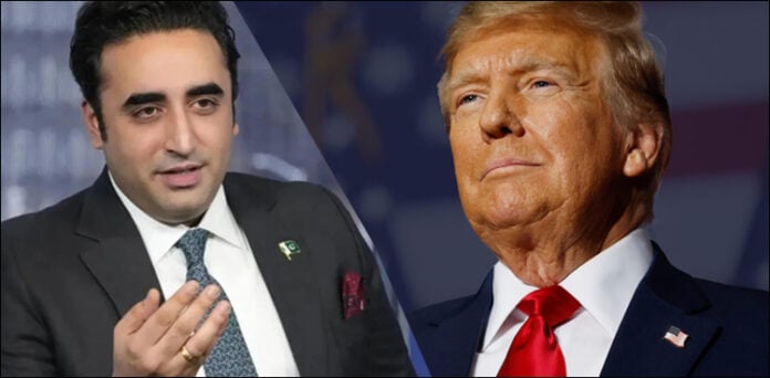 بلاول بھٹو ڈونلڈ ٹرمپ امریکا جنگ بندی