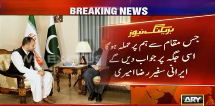 ایران کے سفیر ڈاکٹر رضا امیری