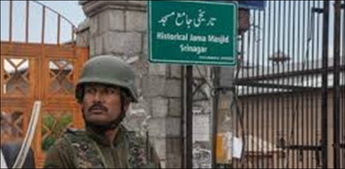سری نگر نماز عید کشمیر