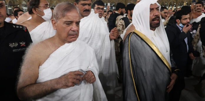 شہباز شریف نے عمرہ کی سعادت