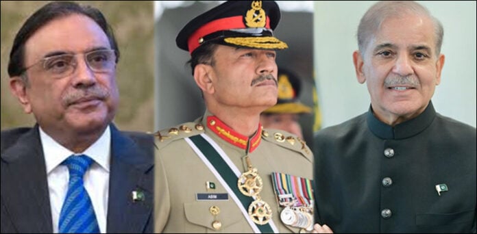 عید مبارک شہباز شریف آصف زرداری فیلڈ مارشل عاصم منیر