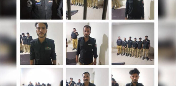 جعلی پولیس اہلکار تلاشی کراچی