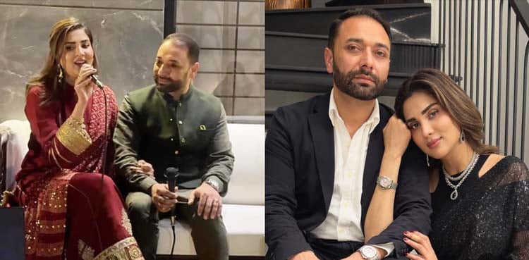 فضا علی کی شوہر کے ساتھ گانا گانے کی ویڈیو وائرل