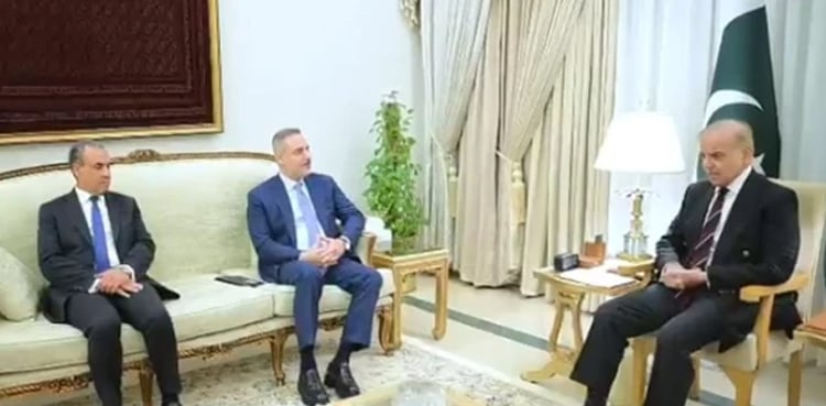 ترکیہ اور مصر کے وزرائے خارجہ کی وزیر اعظم سے ملاقات