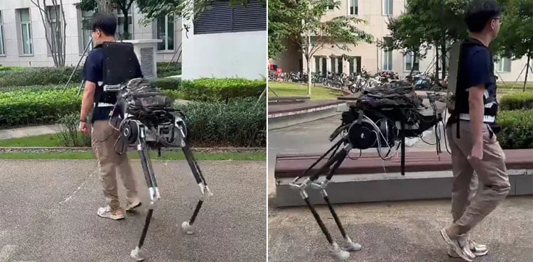 انسان کو مکینیکل ٹانگیں فراہم کرنے والا روبوٹ تیار