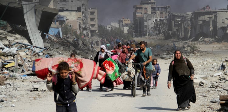 پاکستان سمیت 8 ممالک نے فلسطینیوں کی جبری بے دخلی مسترد کر دی