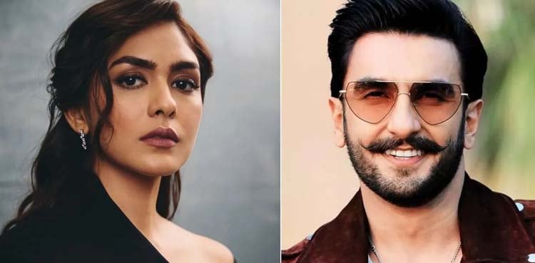 مرونل ٹھاکر نے رنویر سنگھ کو اپنا ’لکی چارم‘ قرار دے دیا