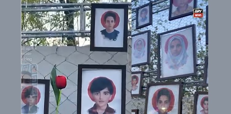 میناب میں اسکول کی شہید طالبات کی یاد میں خصوصی یادگاری فریم