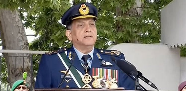 معرکہ حق میں دشمن پاکستان کی طاقت اور ہنرمندی دیکھ کردنگ رہ گیا، ایئر چیف
