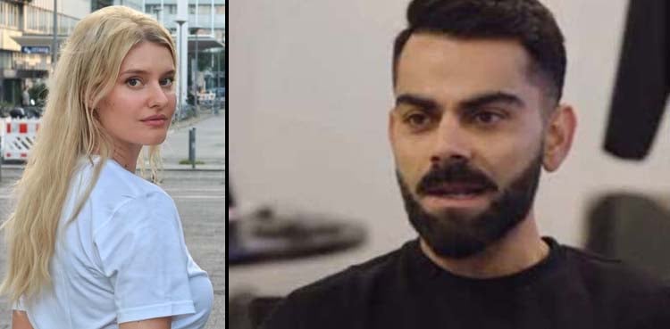 ویرات کوہلی جرمن انفلوئنسر لزلیز کی تصاویر لائک کرکے پھنس گئے