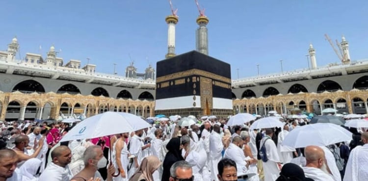 سعودی عرب میں عازمین حج کی تعداد 15 لاکھ 18 ہزار تک پہنچ گئی