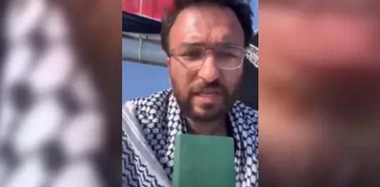 سعد ایدھی نے اسرائیلی فورسز سے  رہائی کے بعد ویڈیو بیان جاری کردیا