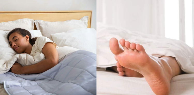 سوتے ہوئے چادر یا لحاف کے باہر پاؤں رہنا کیوں ضروری ہے؟