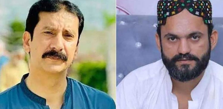 کالعدم ایکشن کمیٹی کے شوکت نواز میر اور خواجہ مہرا