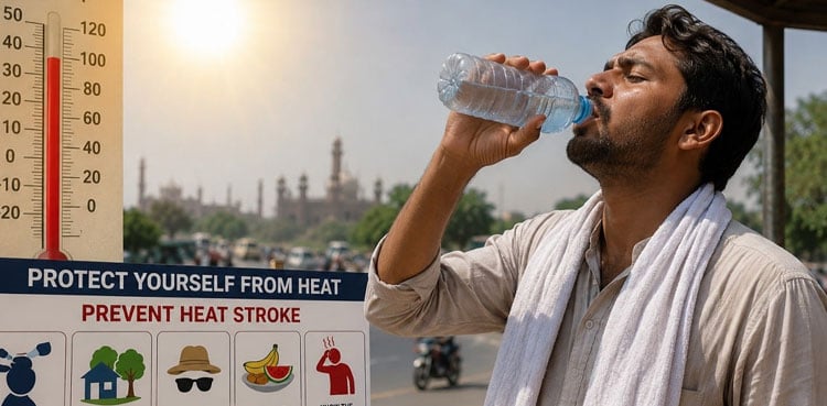 ہیٹ اسٹروک سے بچاؤ اور علاج کیسے ممکن؟ شہریوں کے ل