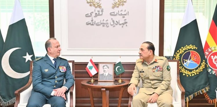 پاکستان اور لبنان کے درمیان عسکری تعاون مزید مضبوط