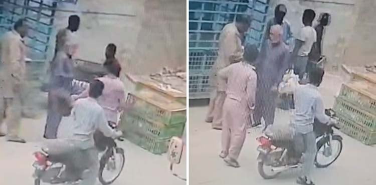 کراچی میں مرغی سپلائر سے ڈکیتی کی ویڈیو سامنے آگئ