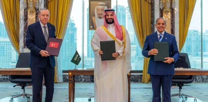 پاک، سعودی، ترکیہ دفاعی معاہدہ، بھارت بھی پاکستان کے مفادات گرداننے لگا