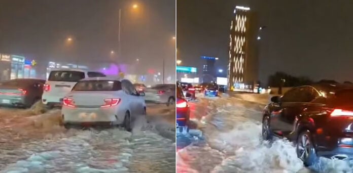 سعودی عرب: طائف میں موسلادھار بارش سے موسم خوشگوار
