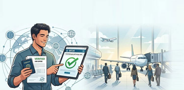 بیرونِ ملک ملازمت کی آفرز کی تصدیق کا آسان طریقہ متعارف