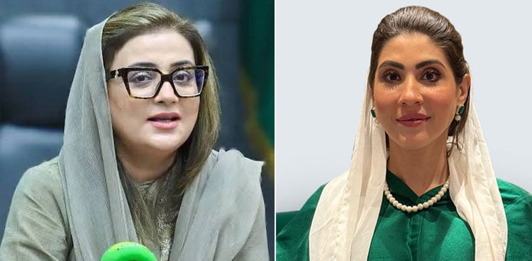 تصویر: اے آر وائی نیوز پنجاب میں پولیس مقابلوں پر عظمیٰ بخاری اور حنا پرویز میں لفظی جنگ
